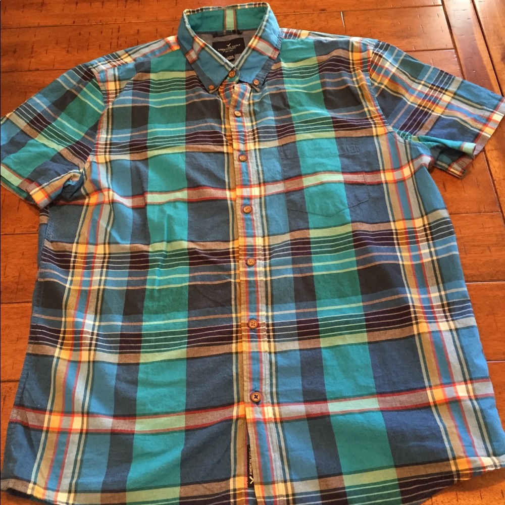 Men’s Large American Eagle Button Down Shirt